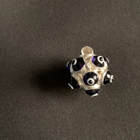 Silver Evil Eye Peotection - Picture 8 of 8